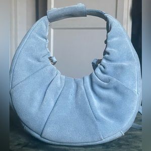 Staud Baby Blue Handbag. Used. Super cute to hold or carry on your shoulder.